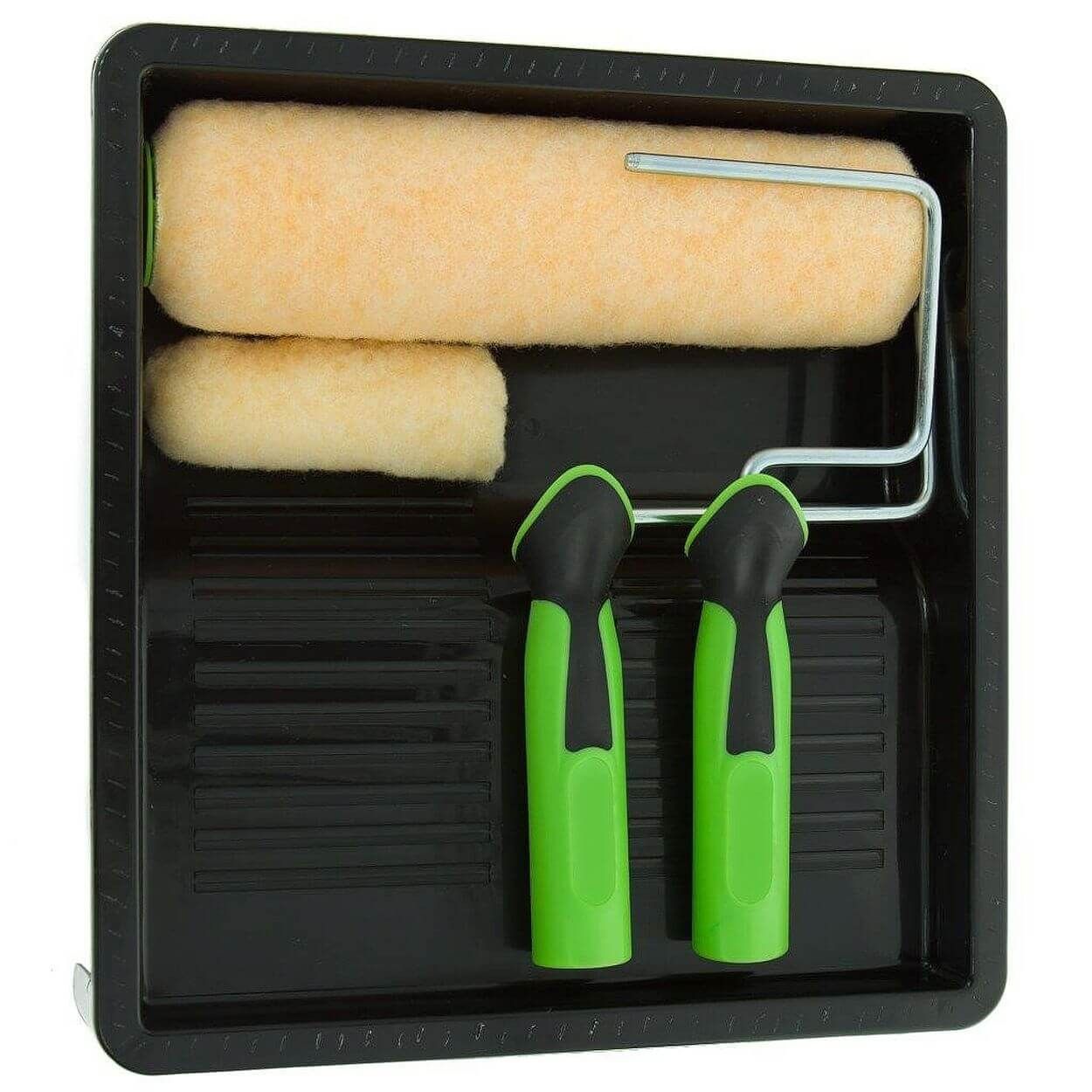 Woodies 9inch And Mini Paint Roller Set - 5 Piece Kit