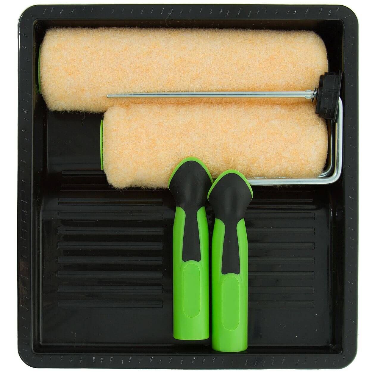 Woodies 9inch And 7inch Paint Roller Set - 5 Piece Kit