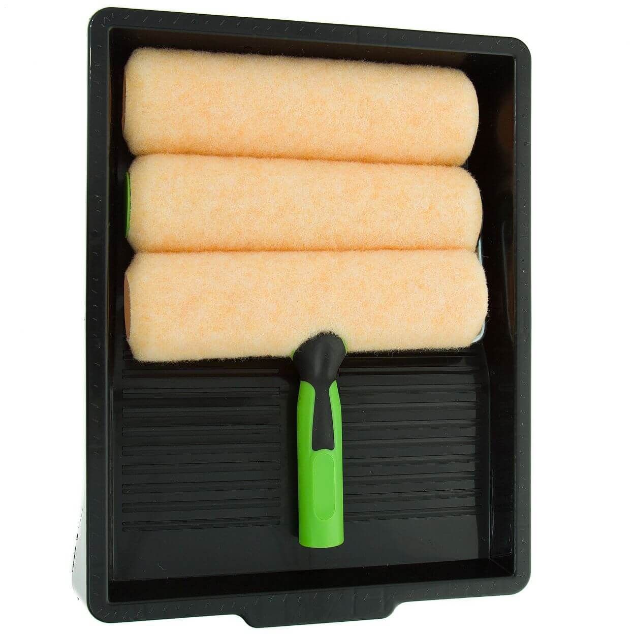 Woodies 9inch Paint Roller Set With 3 Covers - 5 Piece Kit