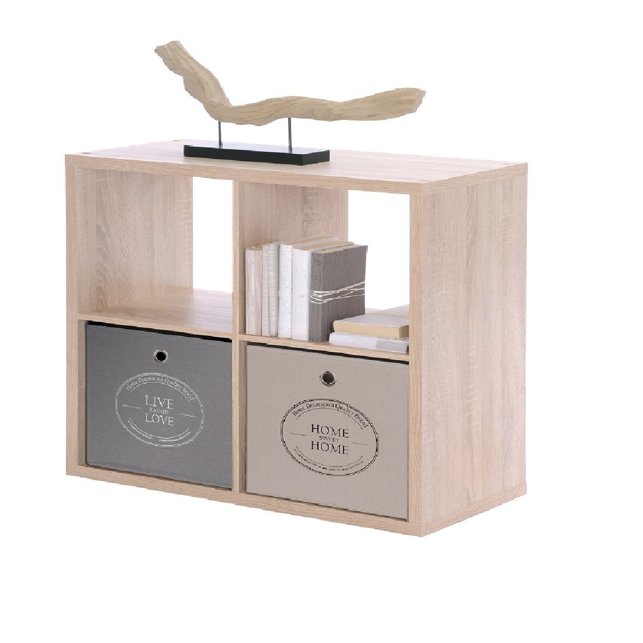 Max 4 Cube Storage Unit Oak