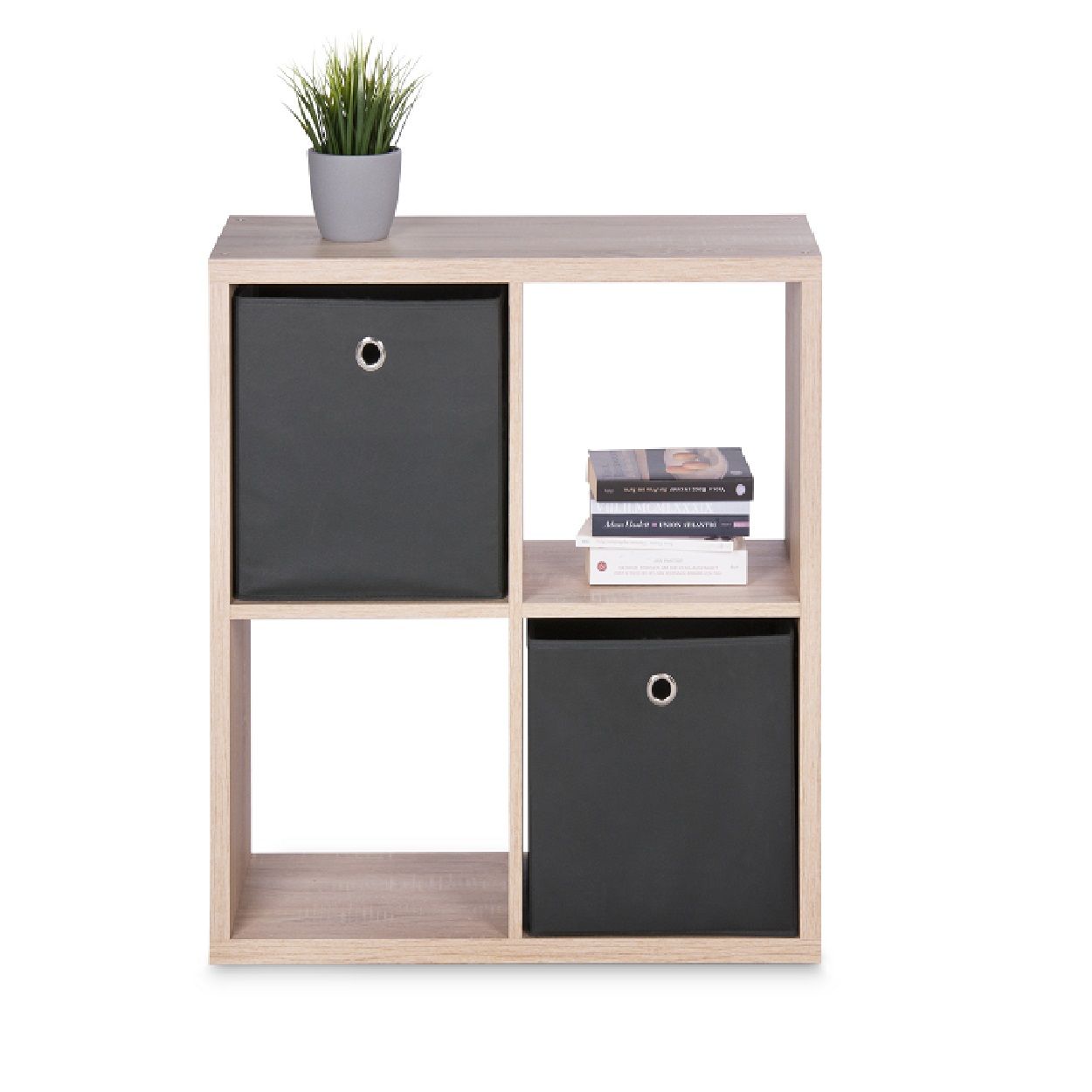 Max 4 Cube Storage Unit Oak