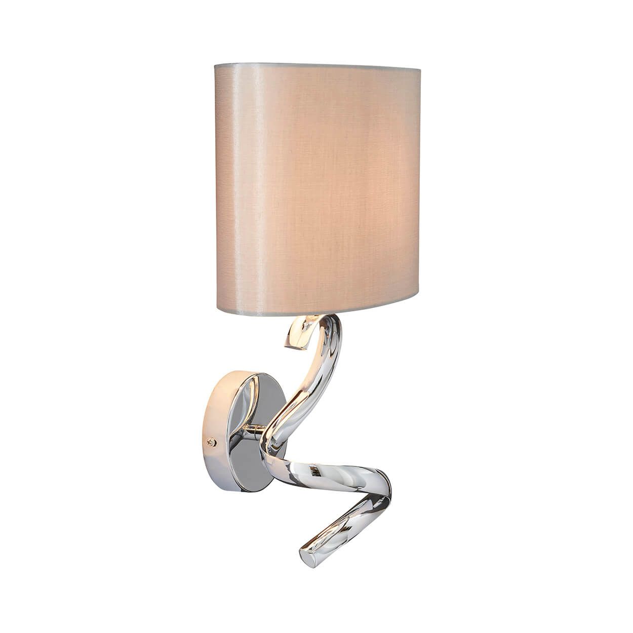 Spiral Wall Light Chrome/Grey
