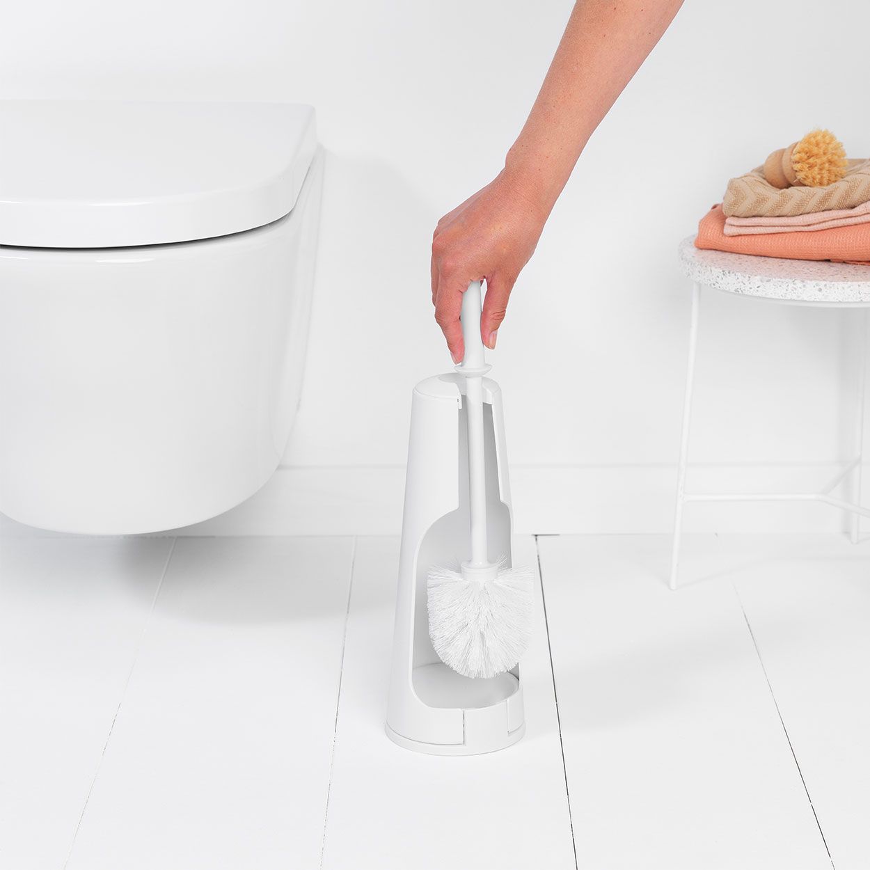 Brabantia Renew Toilet Brush & Holder White