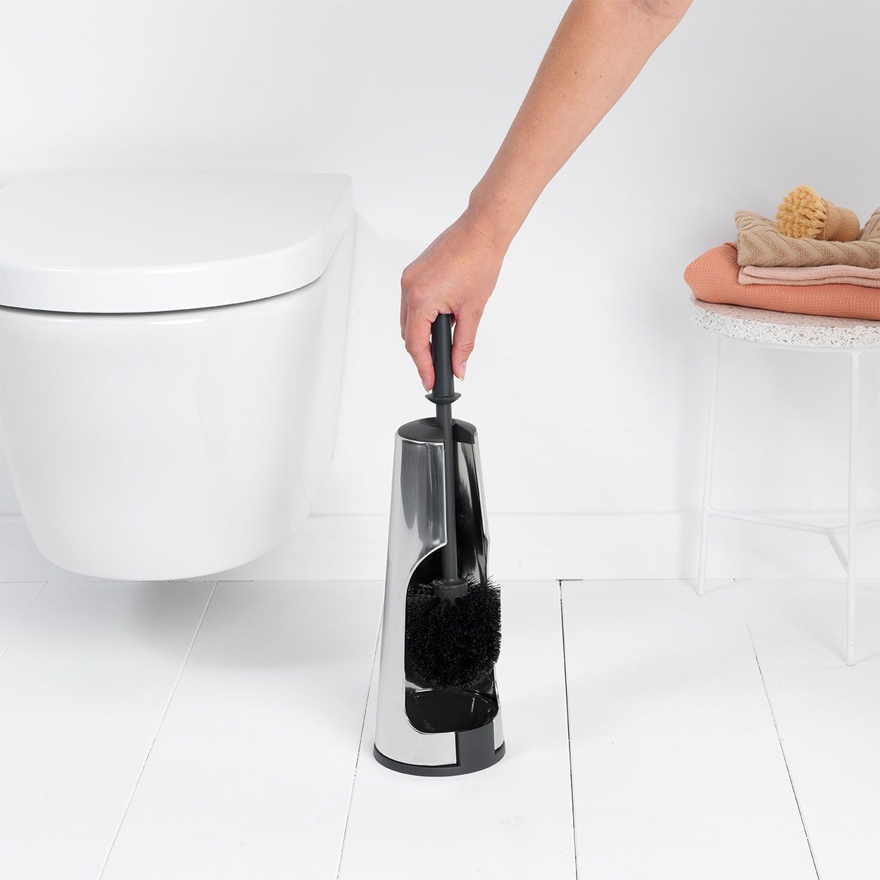 Brabantia Renew Toilet Brush & Holder Brilliant Steel