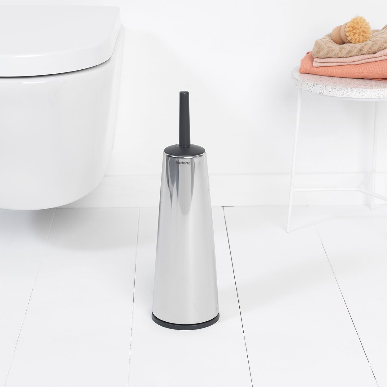 Brabantia Renew Toilet Brush & Holder Brilliant Steel