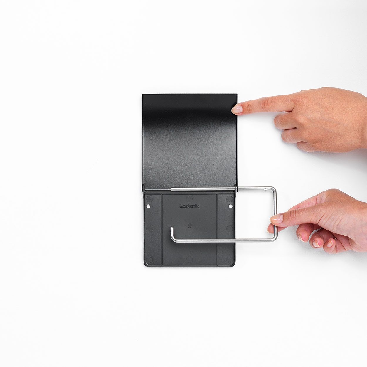 Brabantia Renew Toilet Roll Holder Matt Black