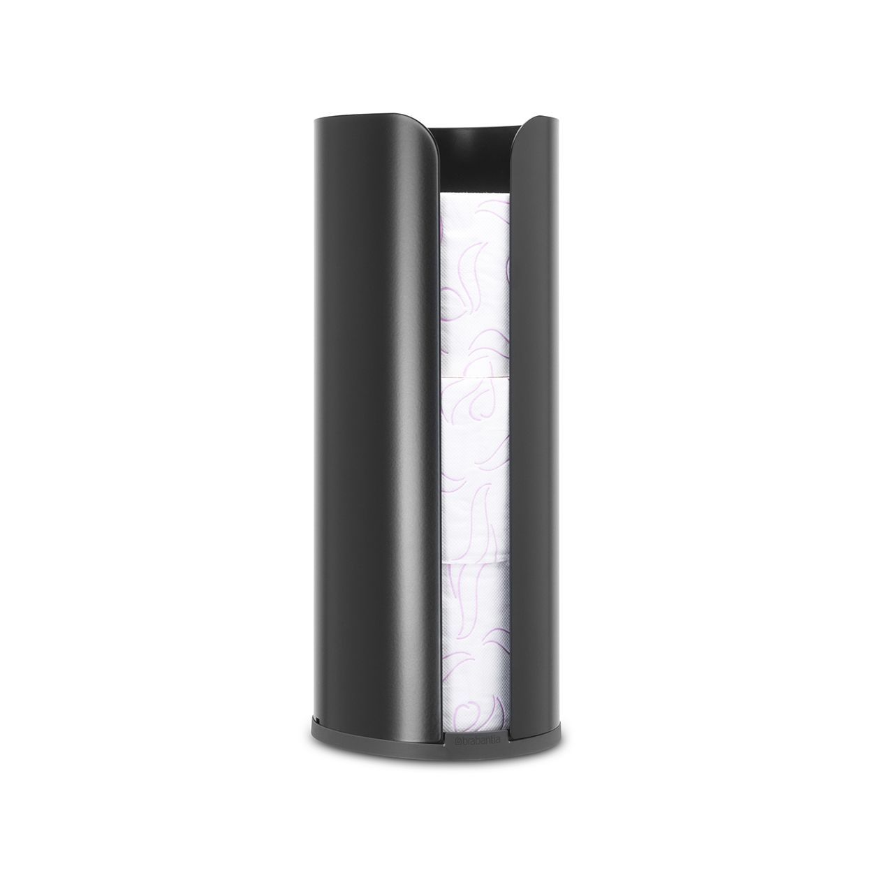 Brabantia Renew Toilet Roll Dispenser Matt Black
