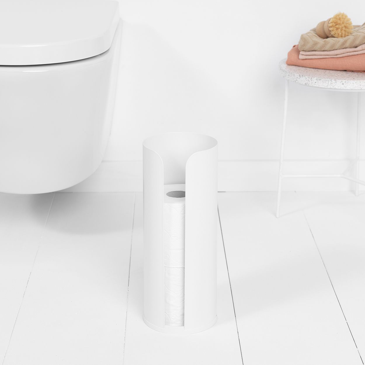 Brabantia Renew Toilet Roll Dispenser White