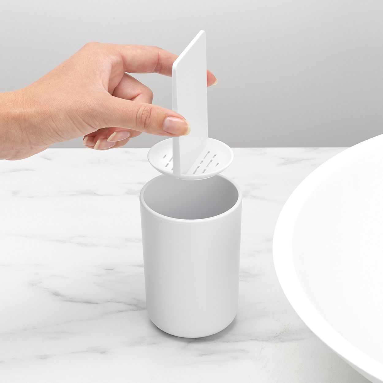 Brabantia Renew Toothbrush Holder White