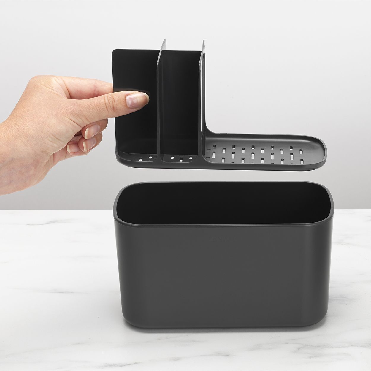 Brabantia Renew Bathroom Caddy Dark Grey
