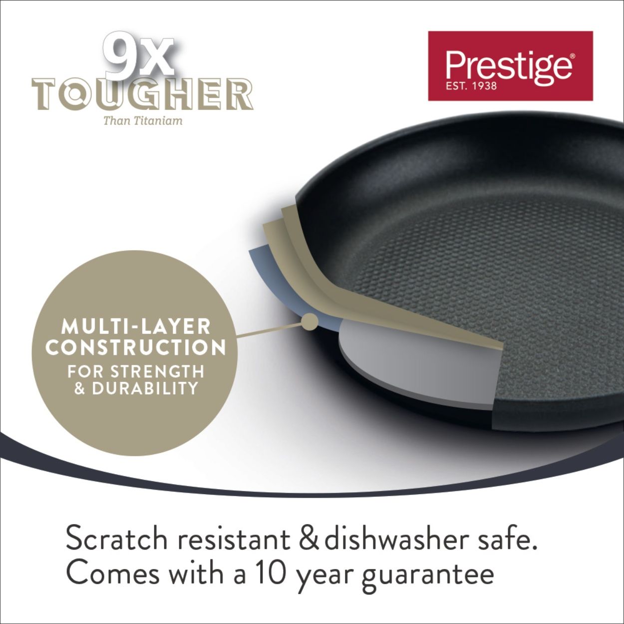 Prestige 9X Tougher 28Cm Fry