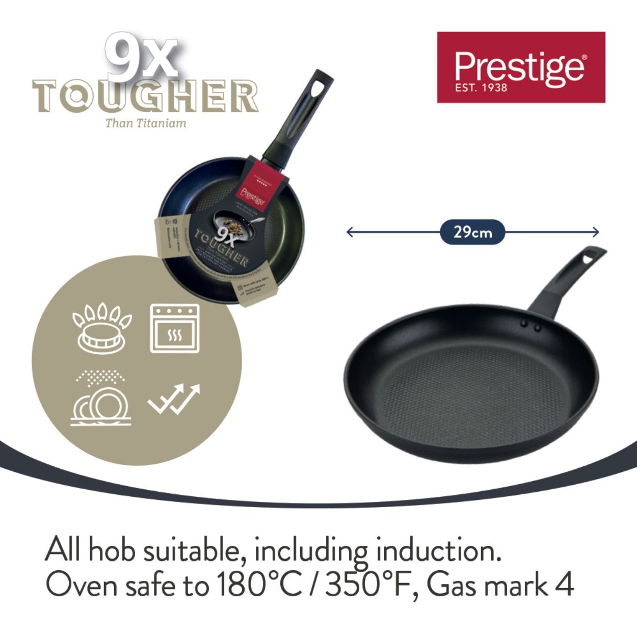 Prestige 9X Tougher 28Cm Fry