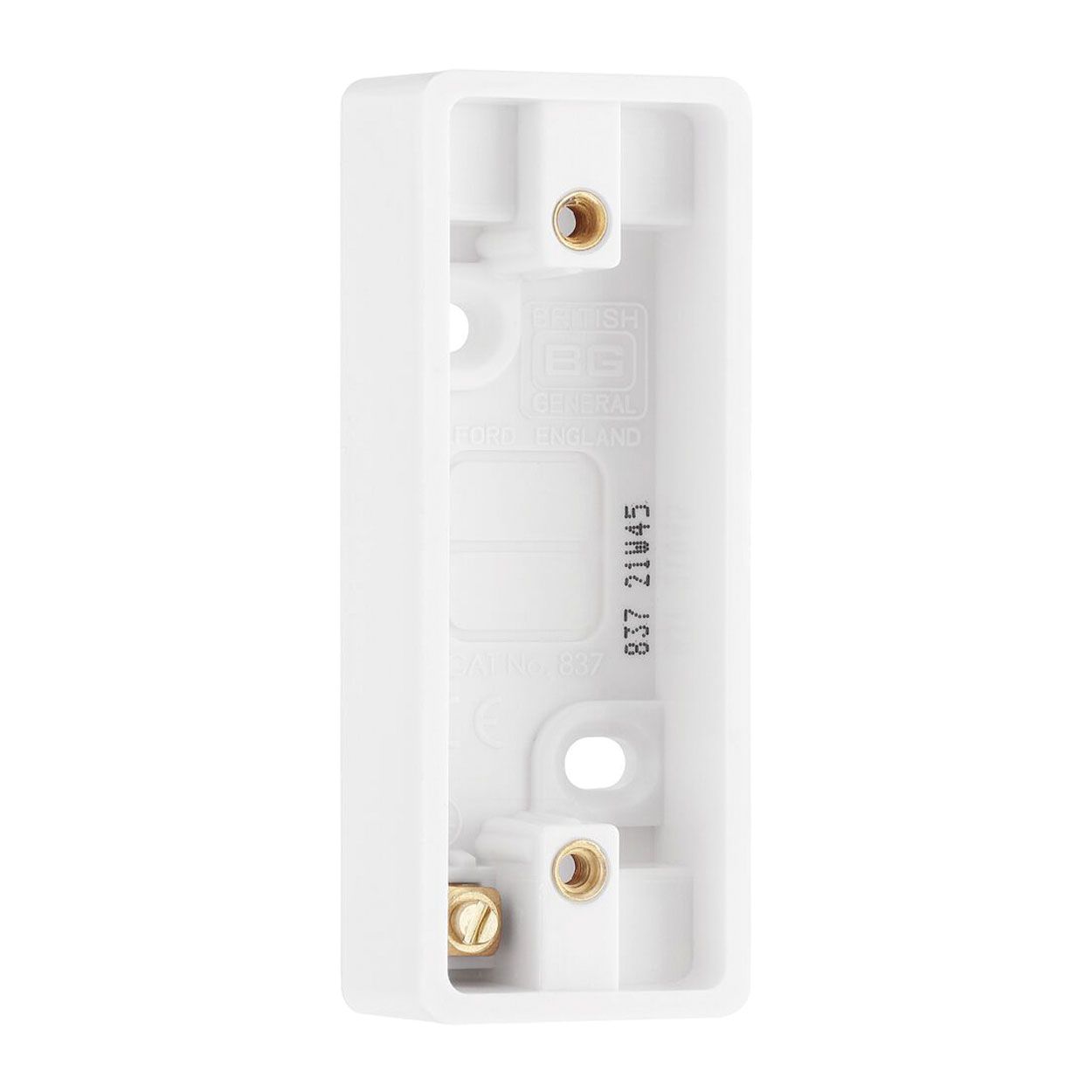 BG Single Architrave Surface Box 19mm
