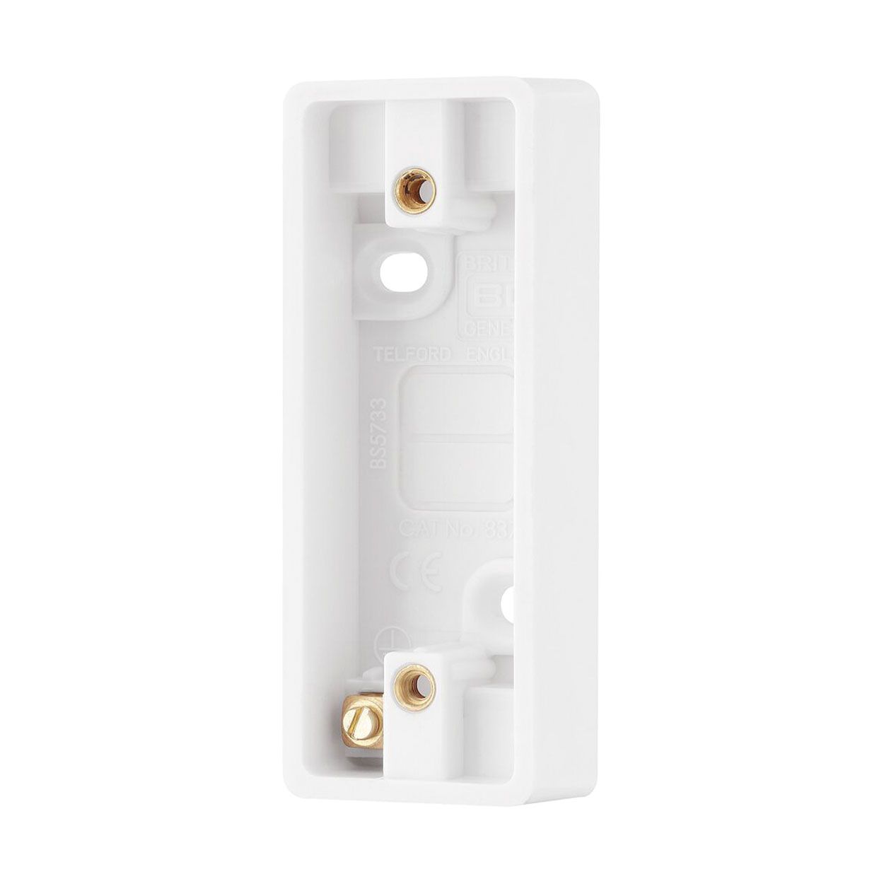 BG Single Architrave Surface Box 19mm