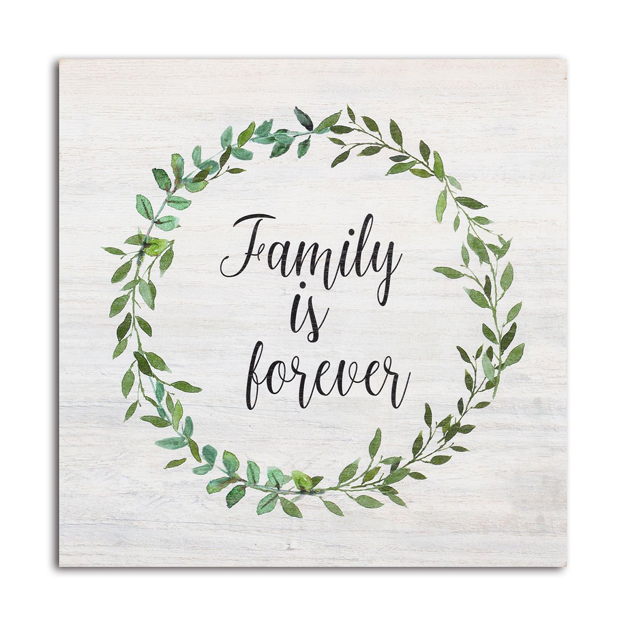 Family Is Forever 30X30Cm Printed Mdf Block