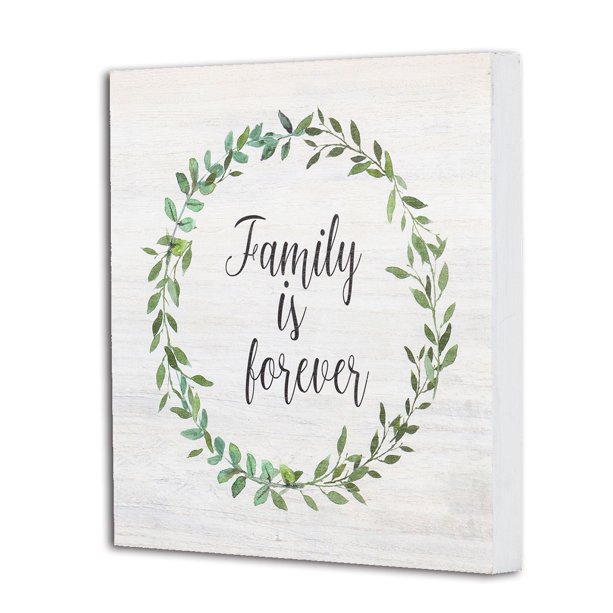 Family Is Forever 30X30Cm Printed Mdf Block