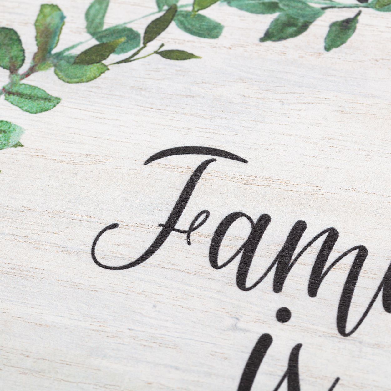 Family Is Forever 30X30Cm Printed Mdf Block