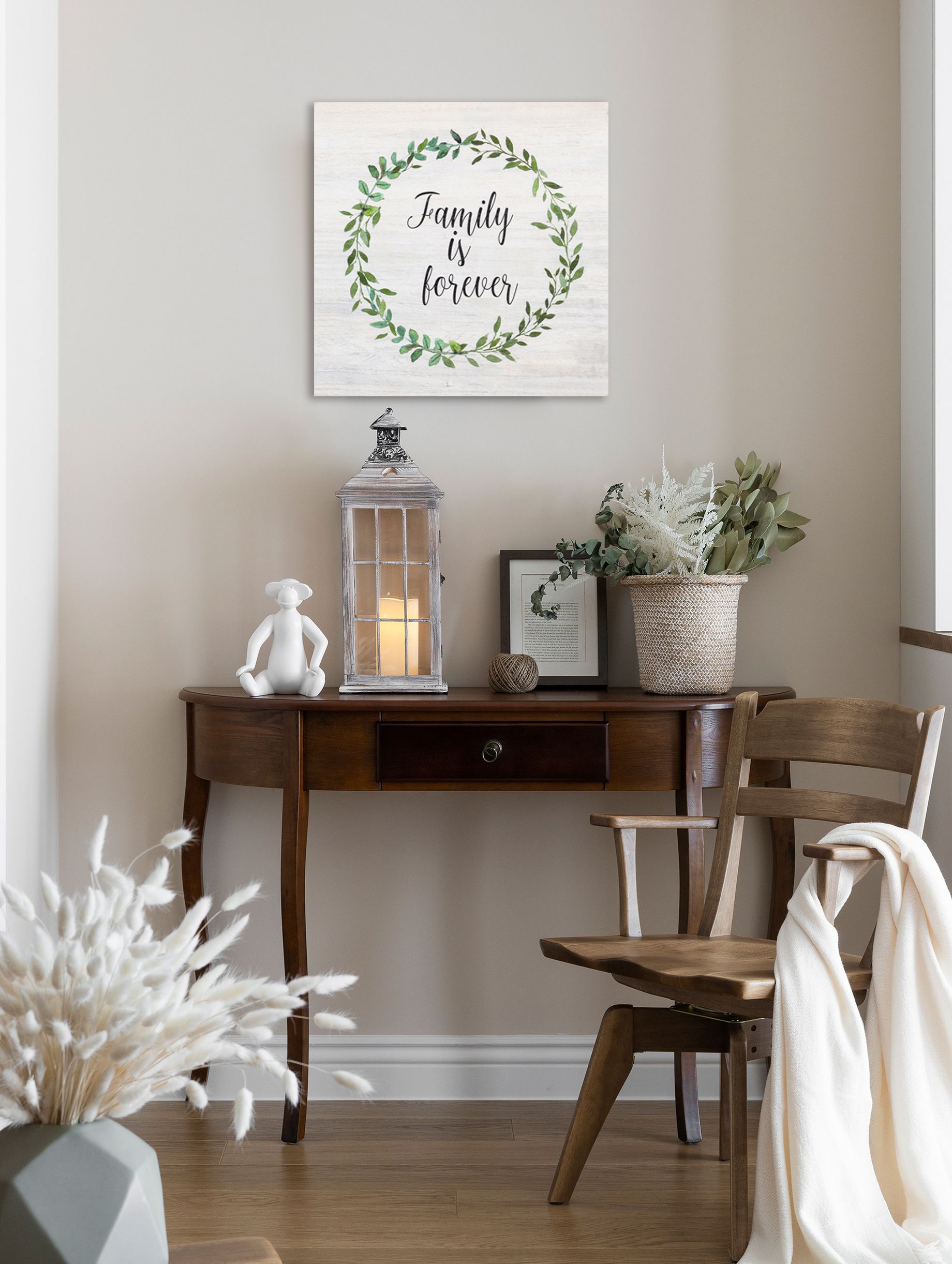 Family Is Forever 30X30Cm Printed Mdf Block