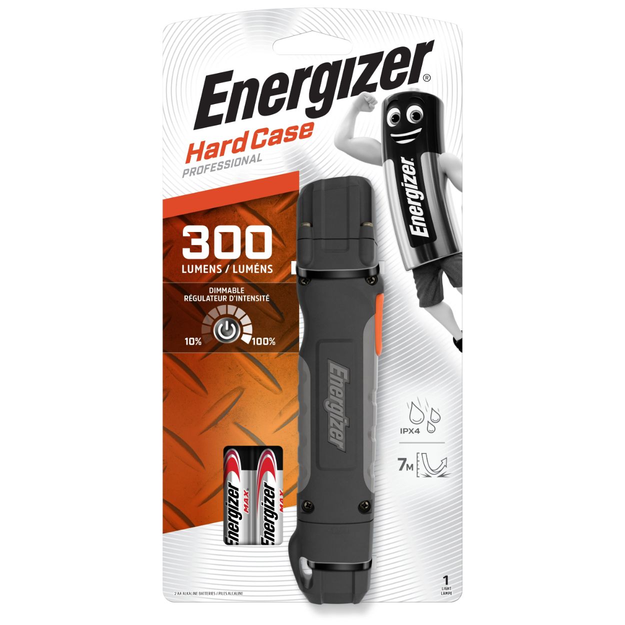 Energizer Hard Case Pivot Light 2Aa Swivel Head Torch