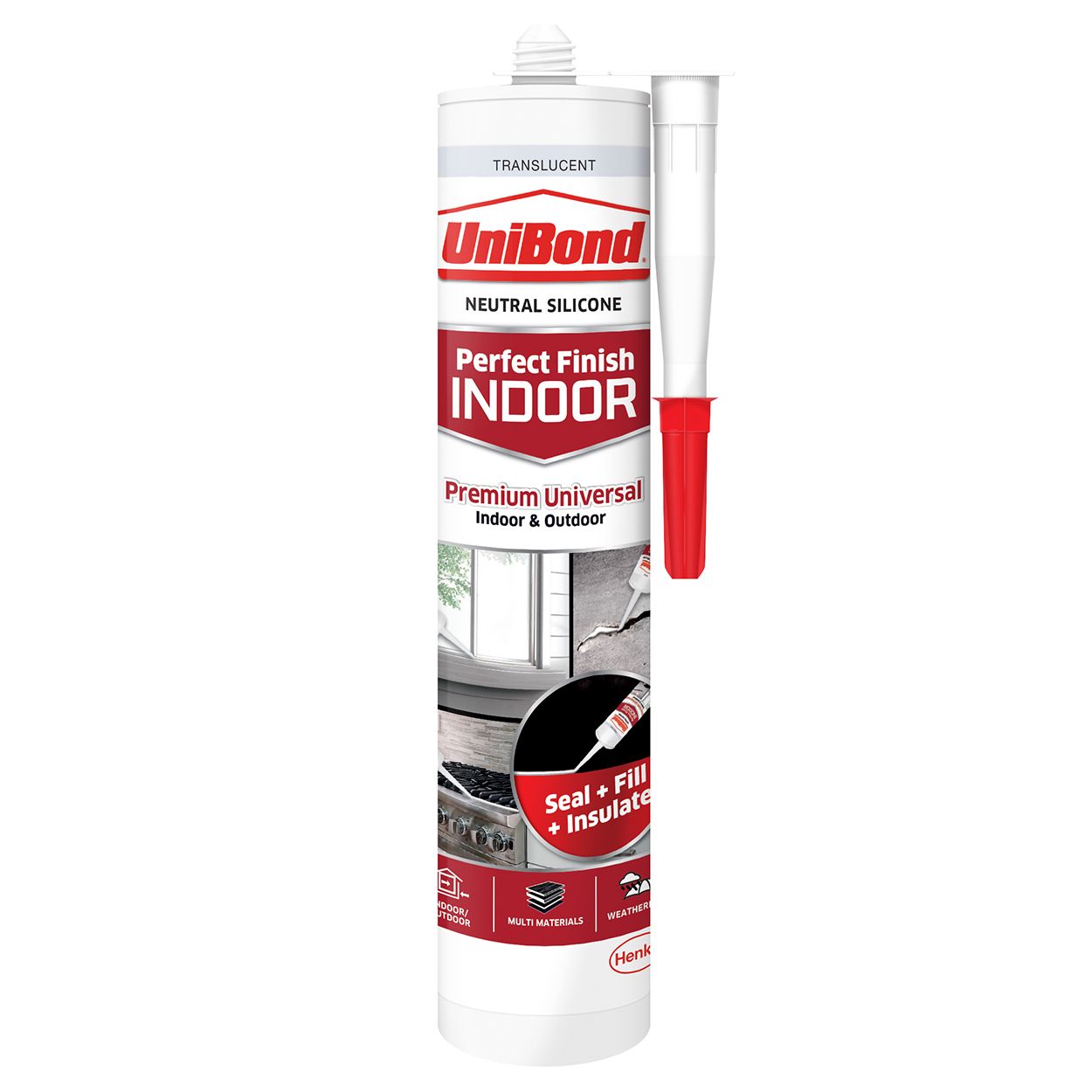 UniBond Perfect Finish Indoor Translucent General Purpose Sealant 300ml