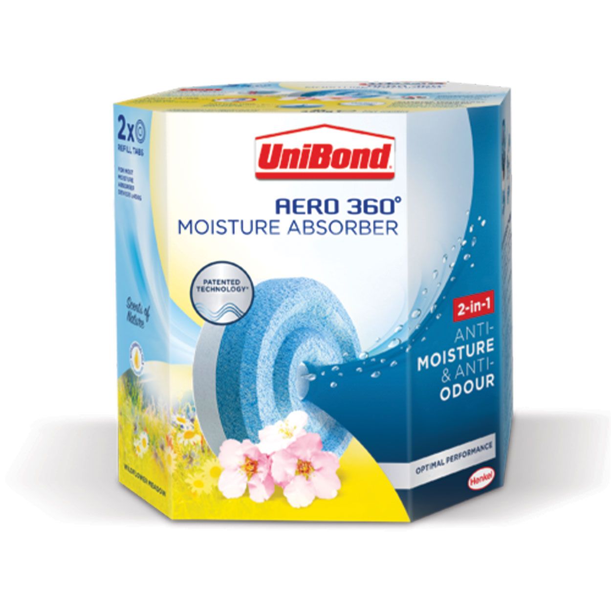 UniBond Aero 360 Wildflower Meadow Refills x2