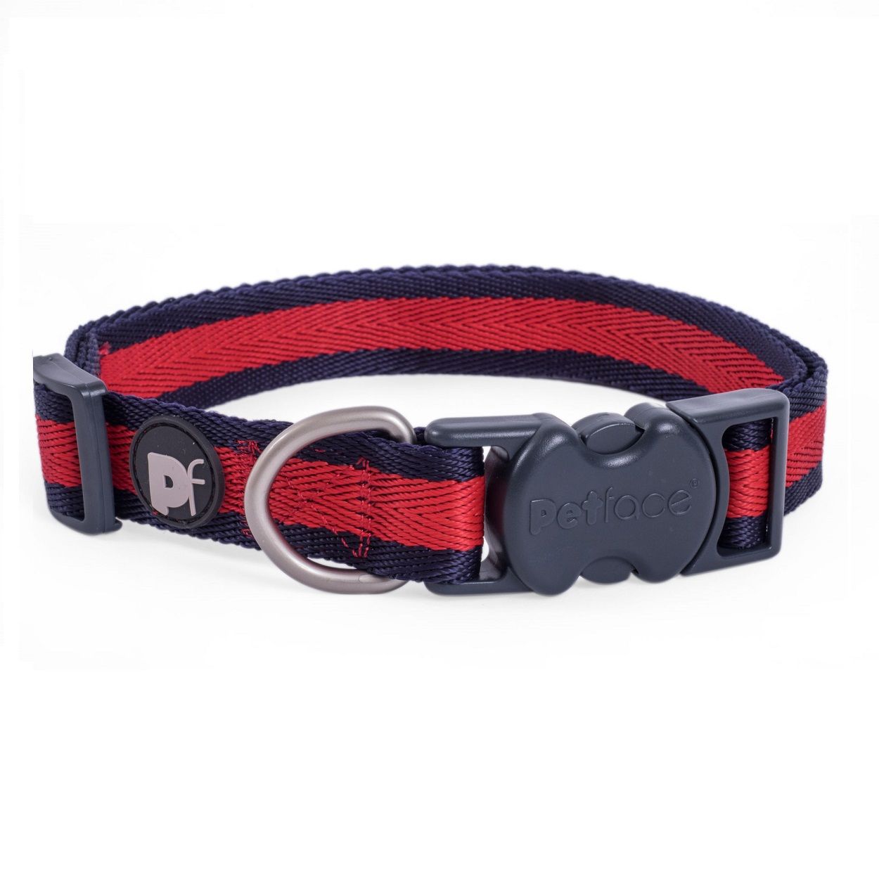 Scarlet Stripe Small Dog Collar