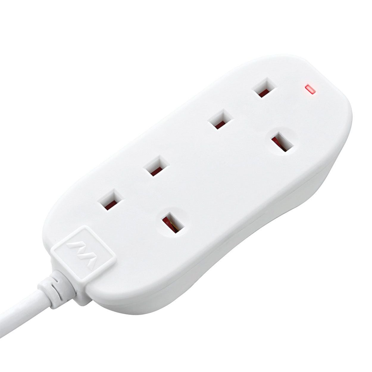 Masterplug 10m Twin Socket Extension Lead