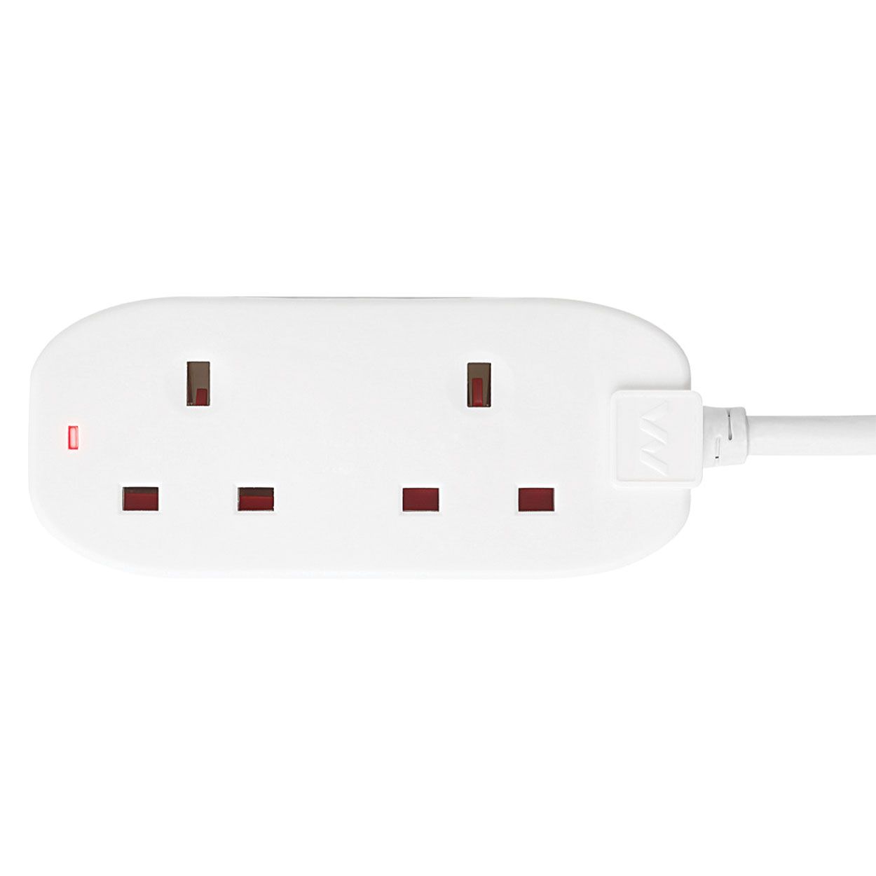 Masterplug 10m Twin Socket Extension Lead