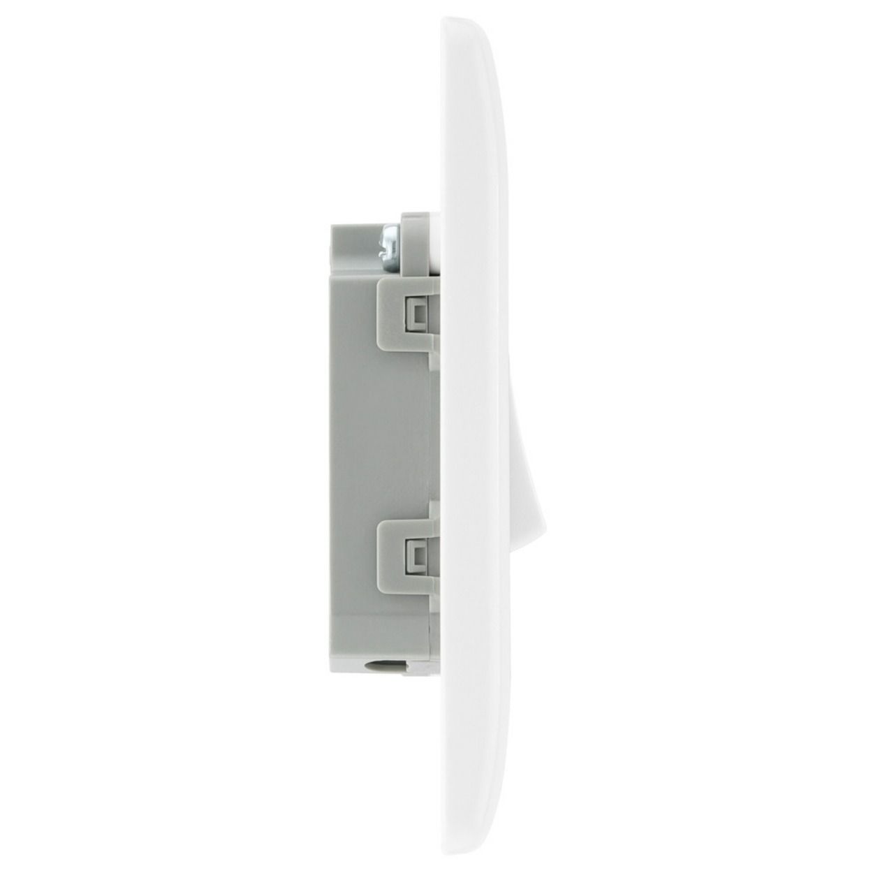 BG White Moulded 20A Single Switch, 1 Way