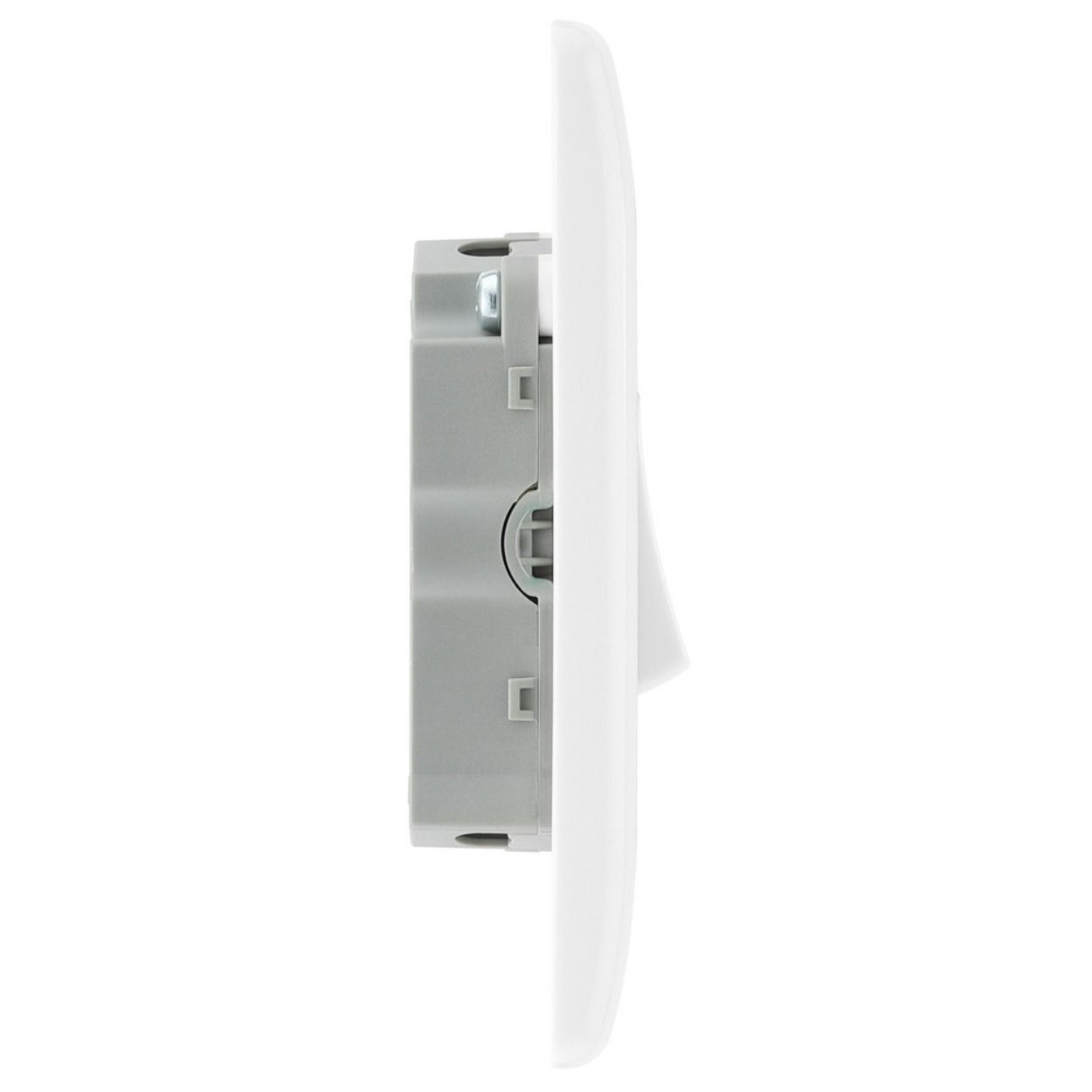 BG White Moulded 20A Triple Switch, 2 Way