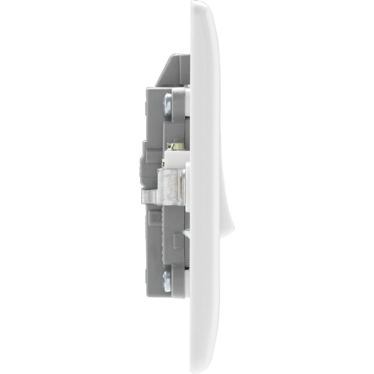 White Moulded 20A Double Pole Switch With LED Indicator
