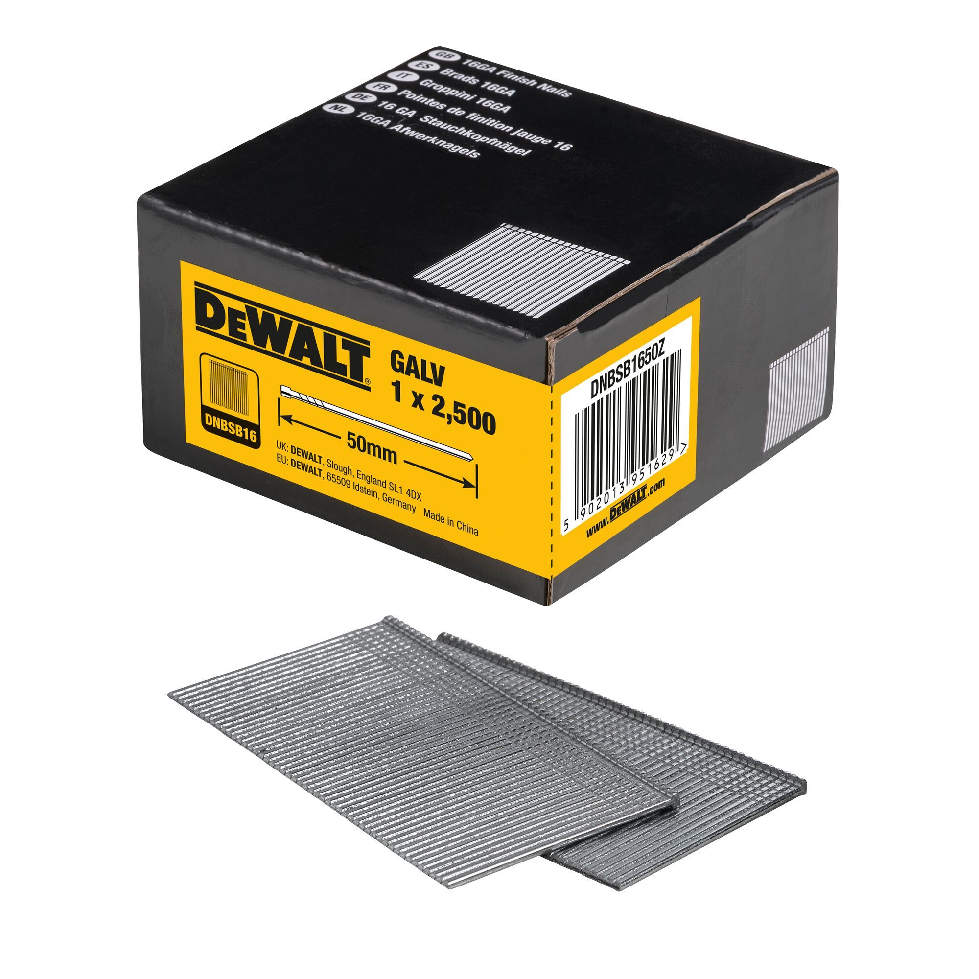 Dewalt 16 Gauge 50Mm Straight Finish Nails