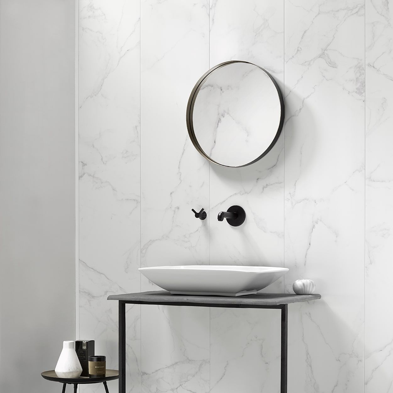 Dumapan Calacatta Marble PVC Wall Panelling