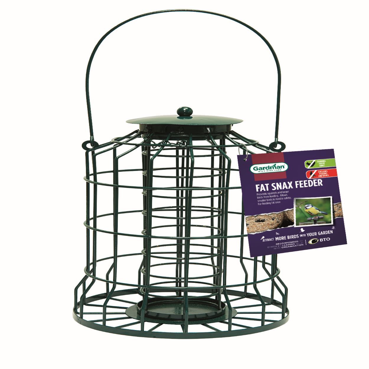 Gardman Squirrel Proof Fat Snax Feeder