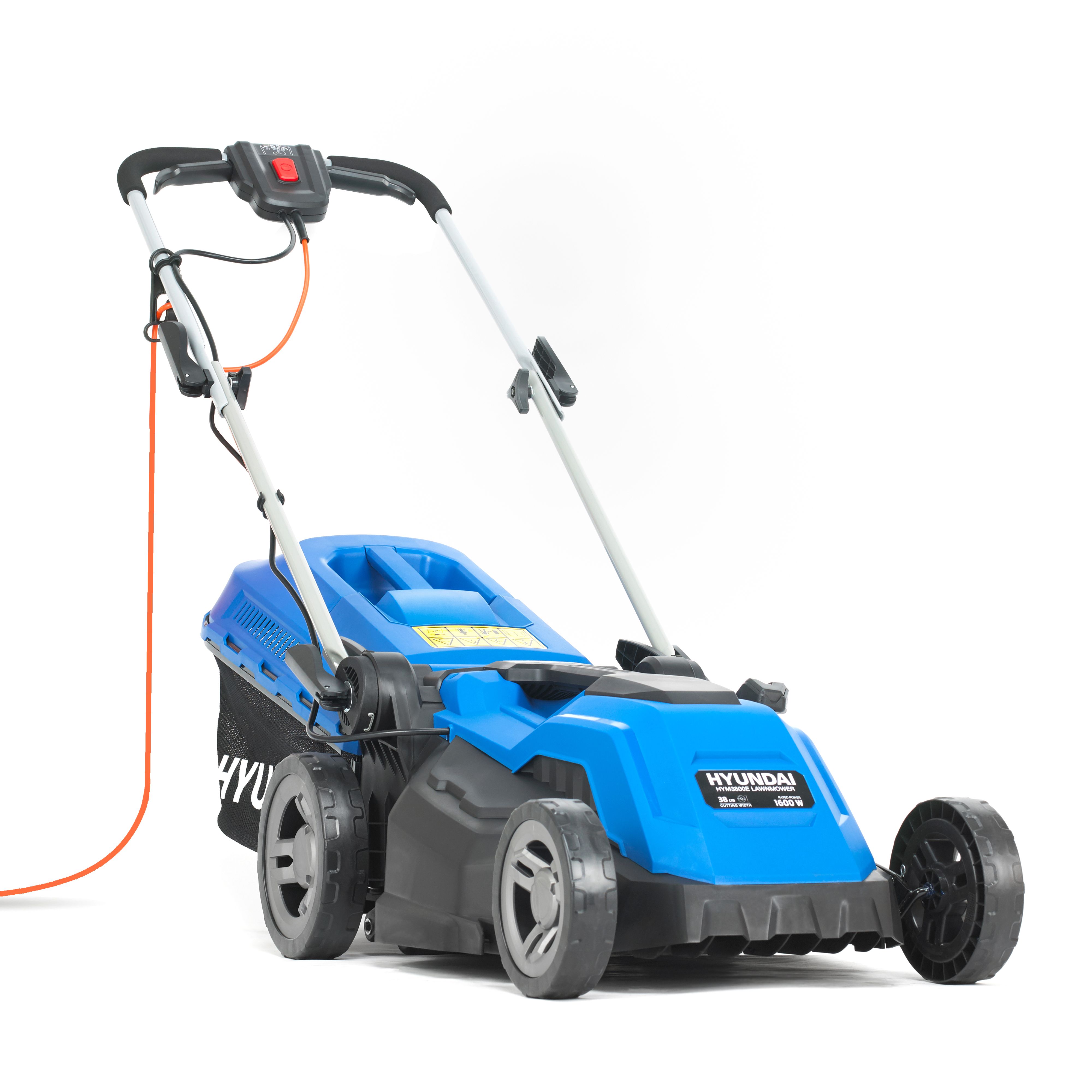 Hyundai 38cm 1600W Electric Lawnmower