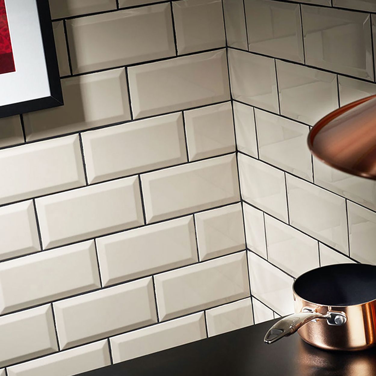 Metro Bone Ceramic Wall Tile 100X200Mm Pk50