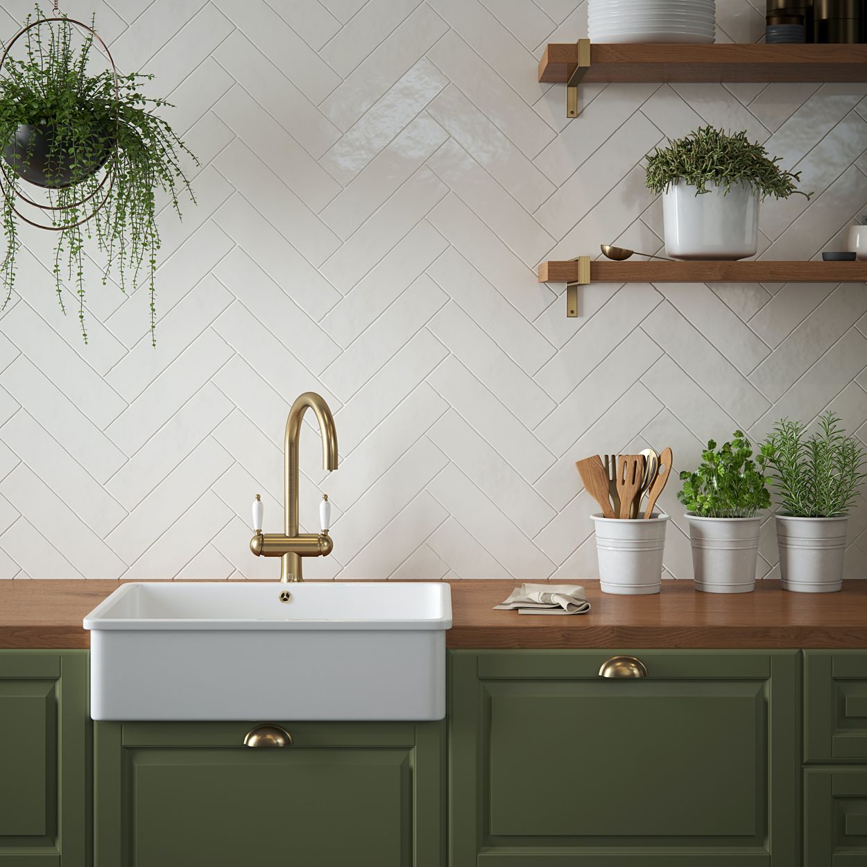Beverley Cream Ceramic Wall Tile 75X300Mm Pk19