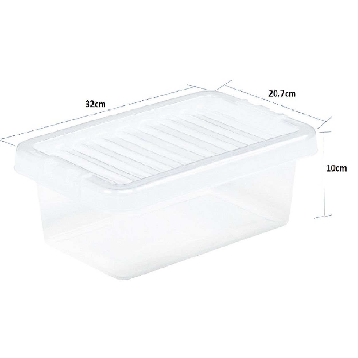 Crystal 4Ltr Box & Lid