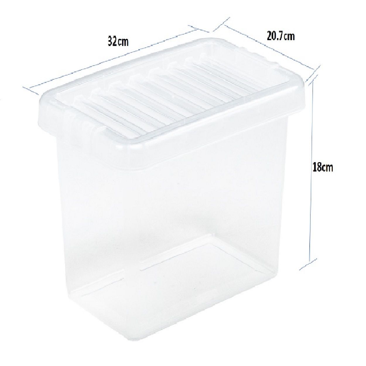 Crystal 7Ltr Box & Lid