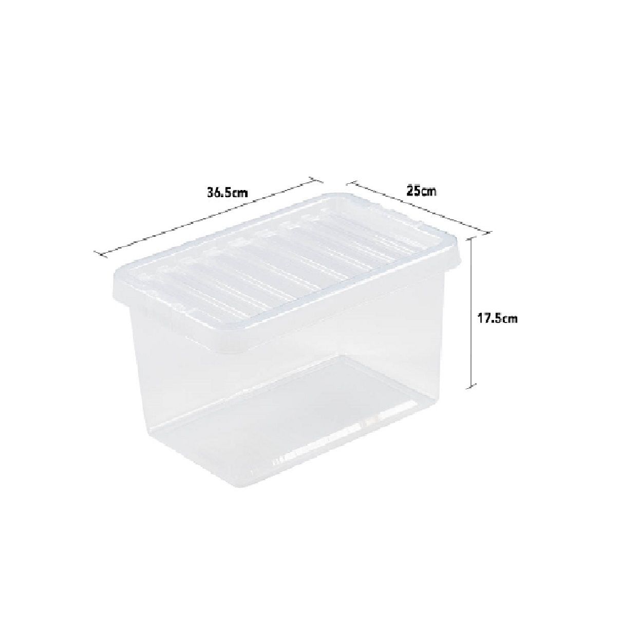 Crystal 11Ltr Box & Lid