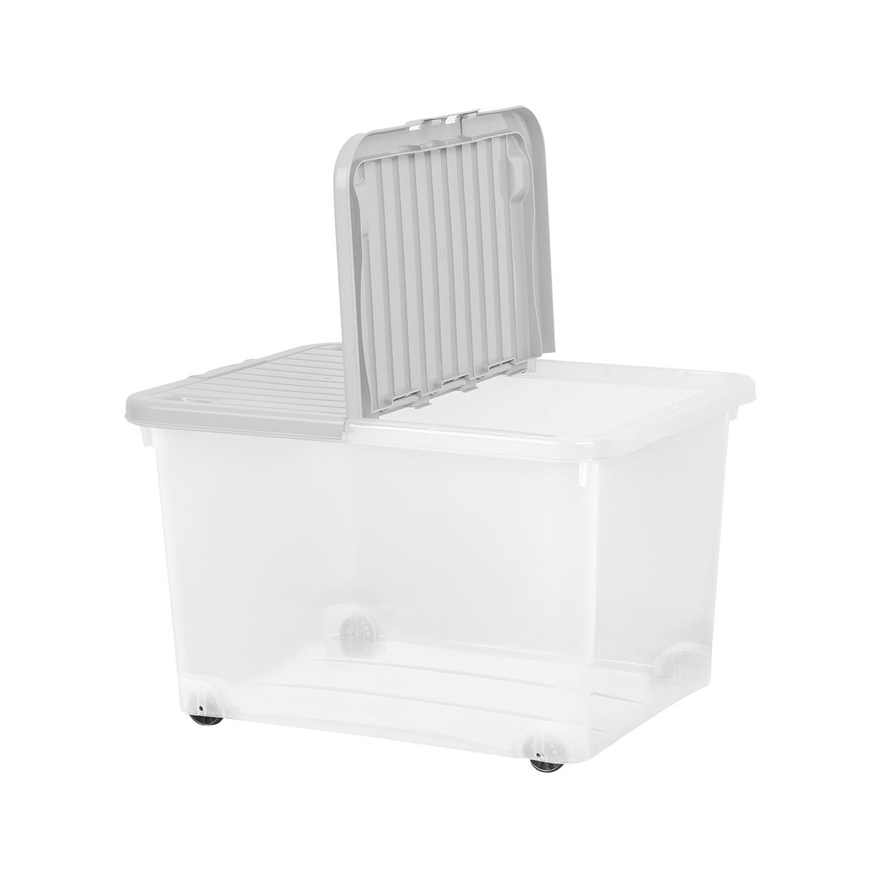 Ss 44L Box With Wheels & Folding Lid
