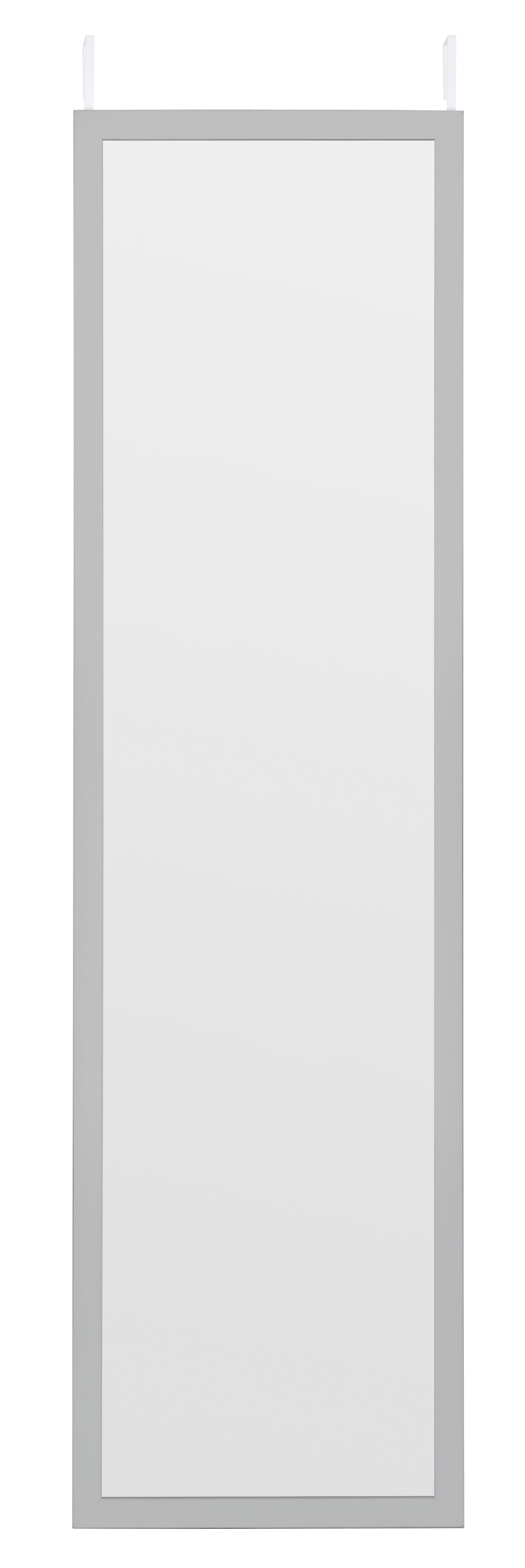 Overdoor Mirror Grey 34cm x 126cm