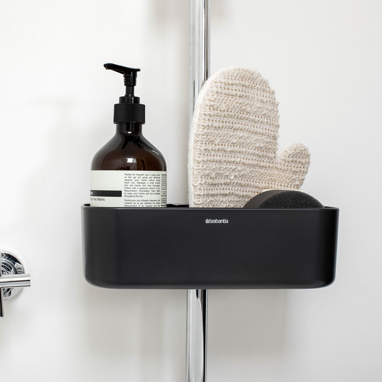 Brabantia ReNew Shower Caddy Dark Grey