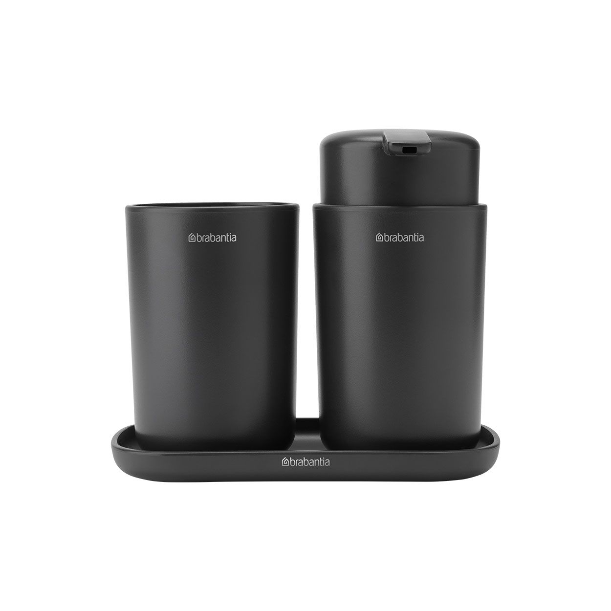 Brabantia ReNew Bathroom Accessory set of 3 Dark Grey