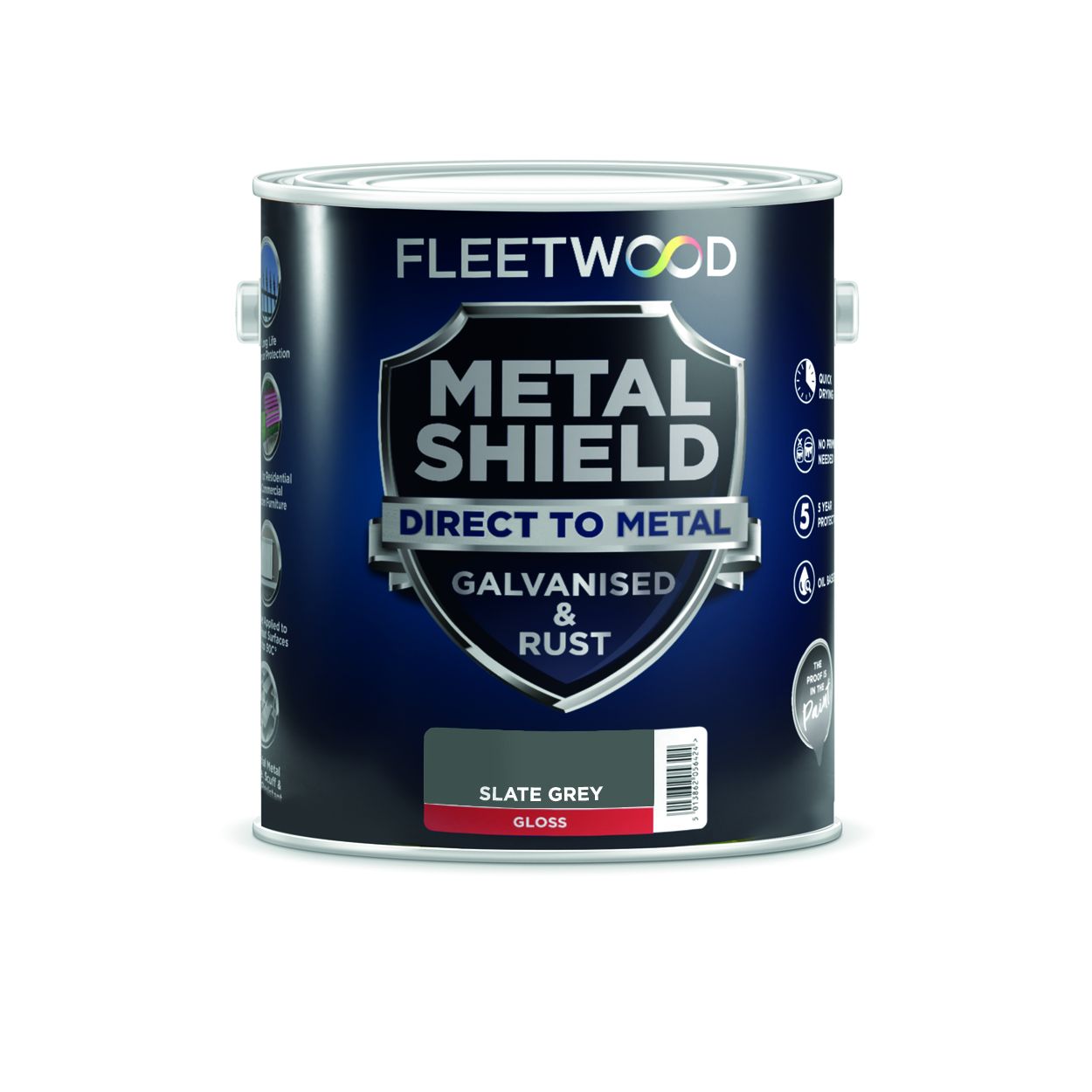 Fleetwood 1L Metal Shield Gloss Grey