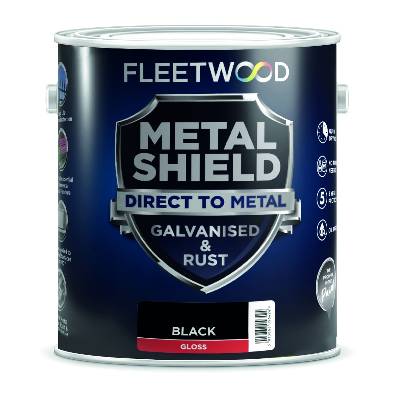 Fleetwood 2.5L Metal Shield Gloss Black