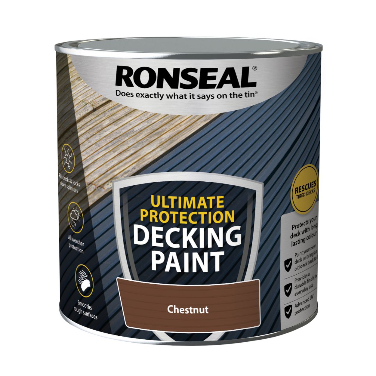 Ronseal Ultimate Protection Decking Paint Chestnut 2.5L