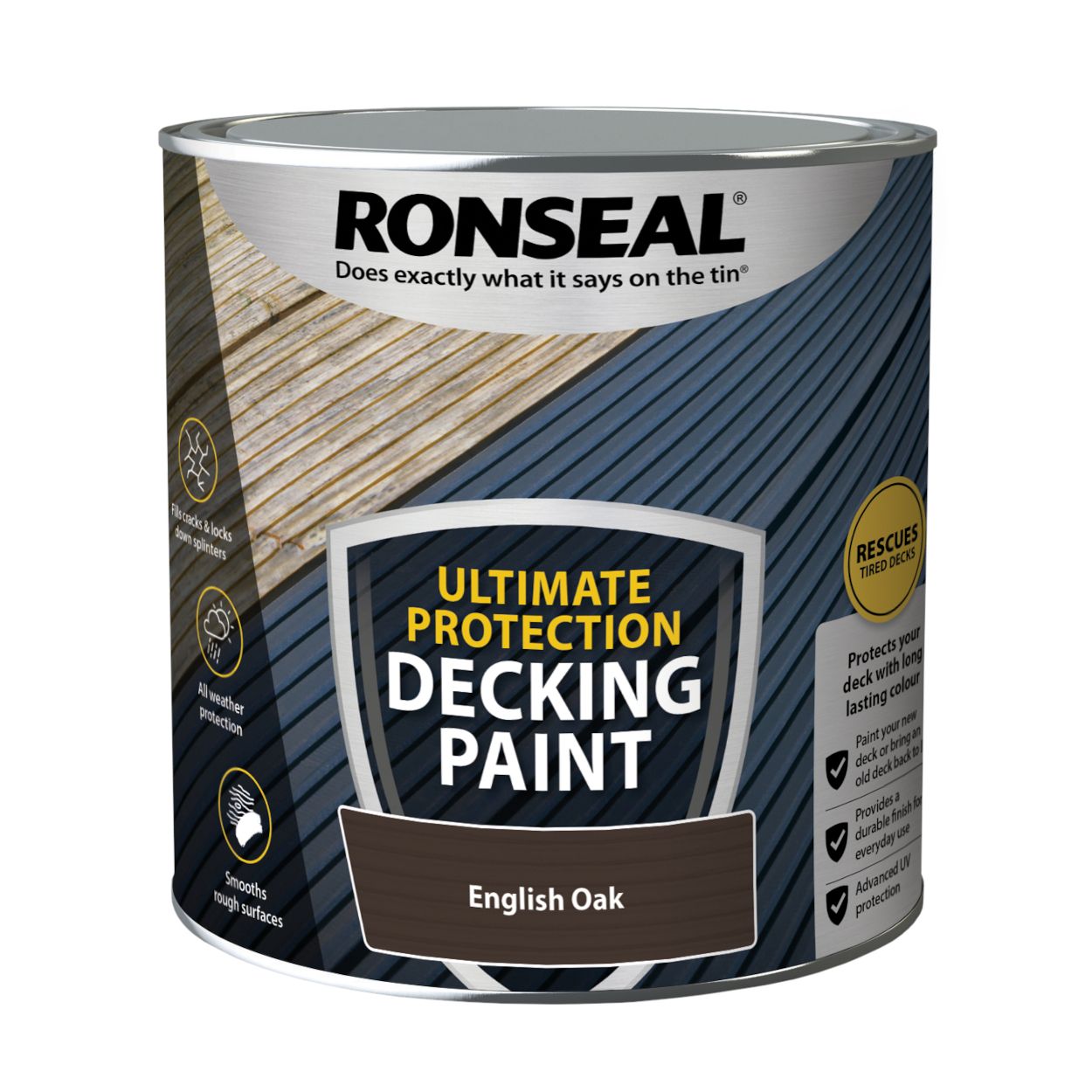 Ronseal Ultimate Protection Decking Paint English Oak 2.5L