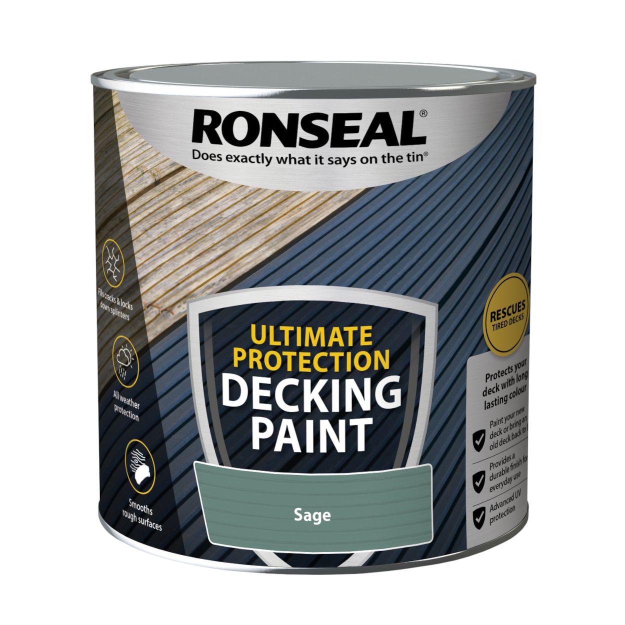 Ronseal Ultimate Protection Decking Paint Sage 2.5L