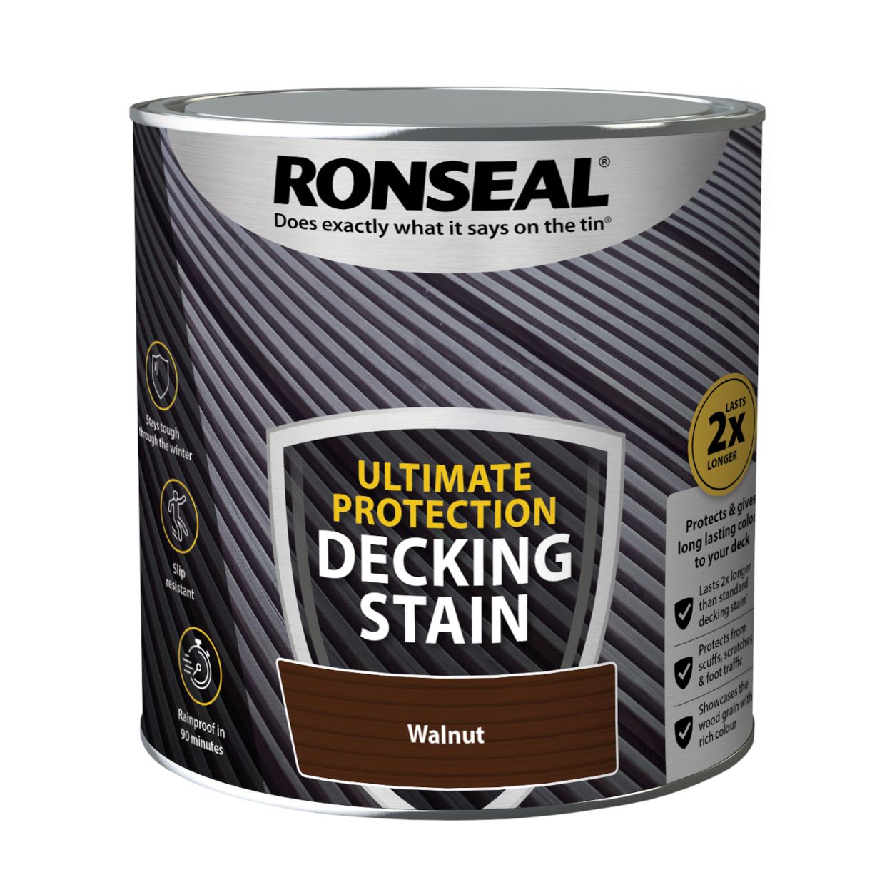 Ronseal Ultimate Protection Decking Stain Walnut 2.5L